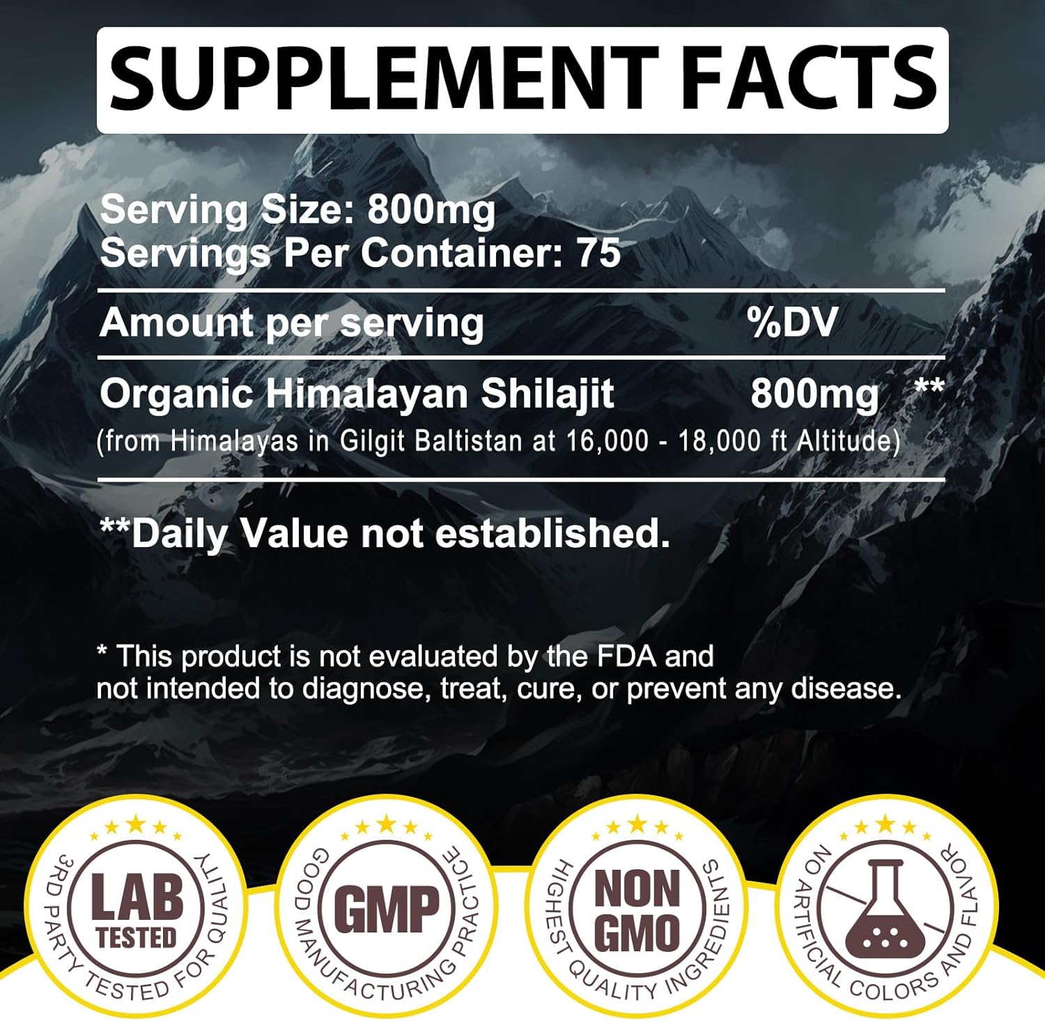 Shilajit Pure Himalaya Bio 60g, Résine De Shilajit Himalaya, Shilajit Resine Riche avec 85 Traces de Minéraux, Acide Fulvique, Acide Humique, végétalien et sans additifs, Naturel – Image 8