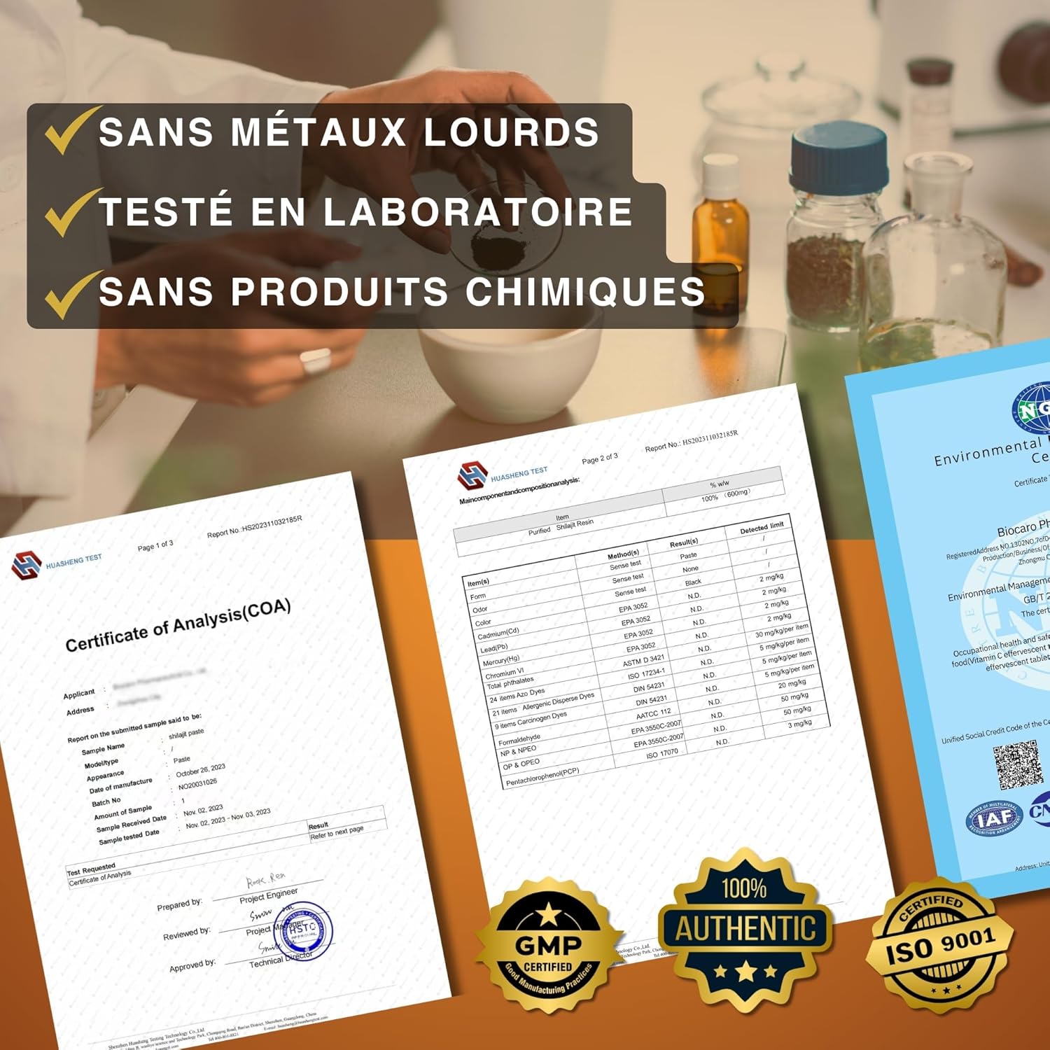 Gene & Good® Shilajit Gelule 30 Gélules | Shilajit Pure Himalaya Bio 500mg, Shilajit Pur Himalayen de Haute Qualité | Soutient les Fonctions Cognitives | Shilajit Pure Himalaya Shilajite – Image 7